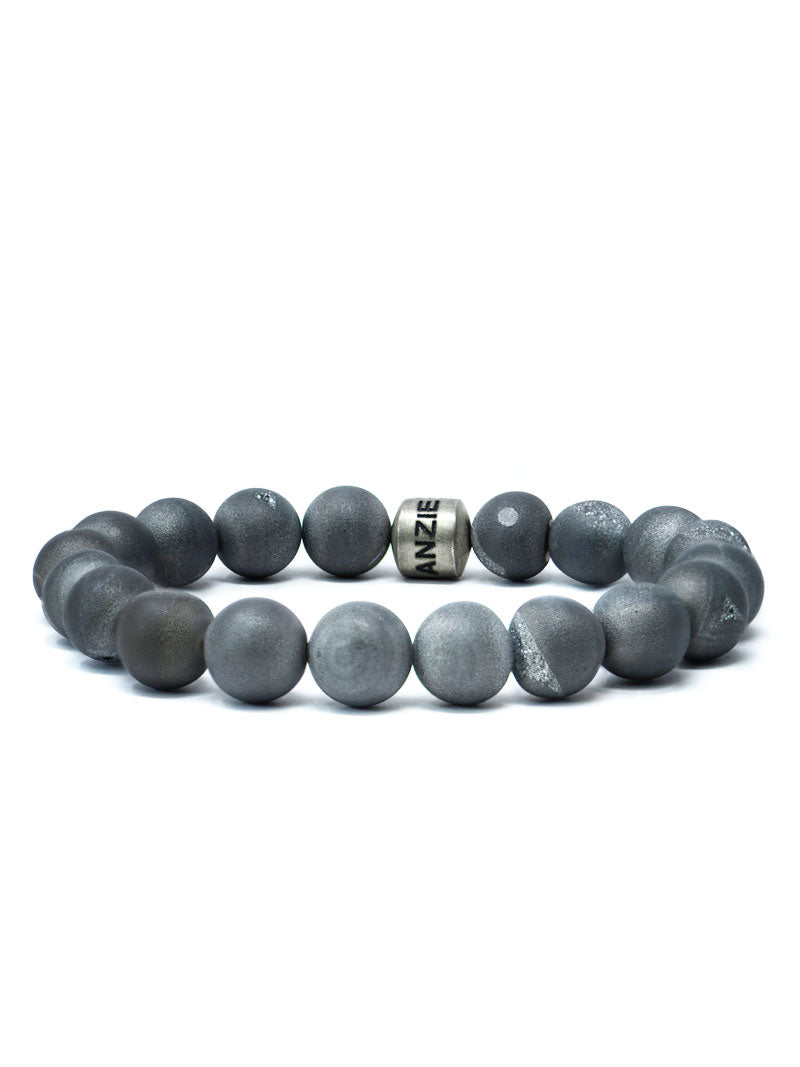 Men's Grey Druzy Bohème Bracelet