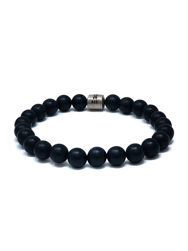Bohème Frosted Black Onyx Bracelet