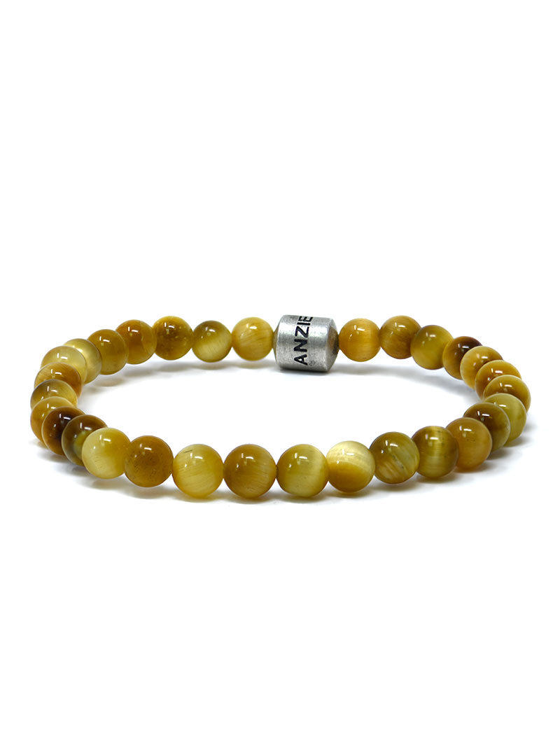 Bracelet Bohème Œil de Tigre Doré pour Homme