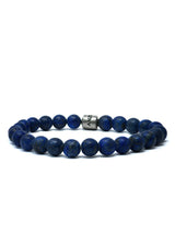 Bracelet Bohème Lapis Mat pour Homme