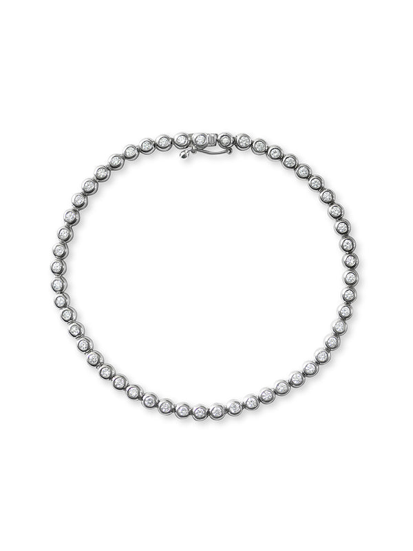 Classique Julia Bezel Tennis Bracelet