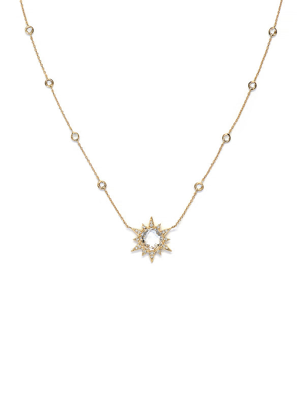 Aztec Starburst Station Necklace