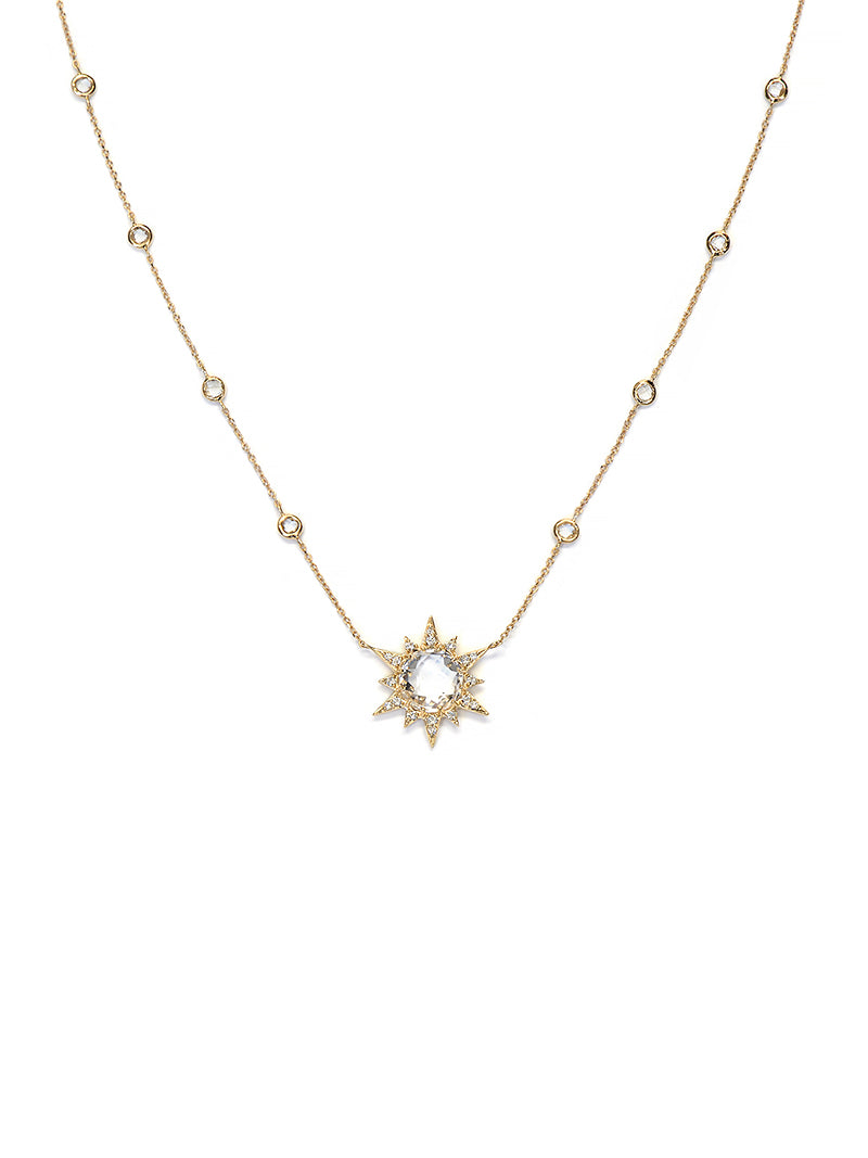 Aztec Starburst Station Necklace