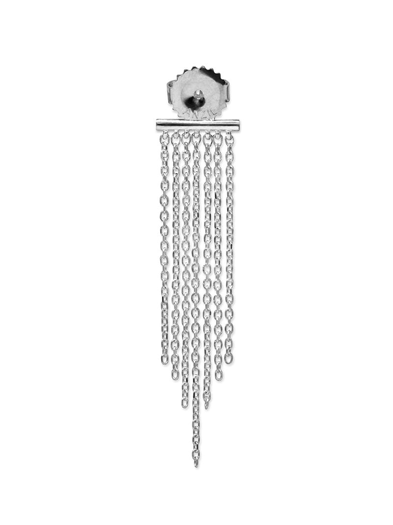 Cléo Long Fringe Earring Backing