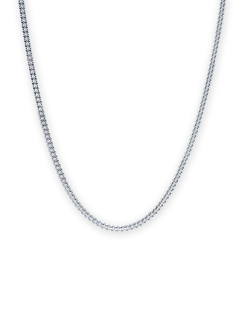 Silver Curb Chain