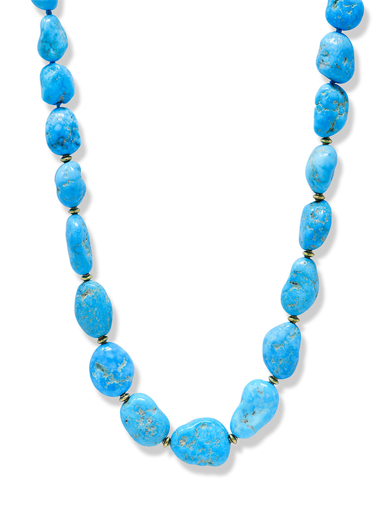 Bohème Sleeping Beauty Turquoise Necklace