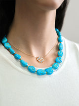 Bohème Sleeping Beauty Turquoise Necklace