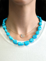 Bohème Sleeping Beauty Turquoise Necklace