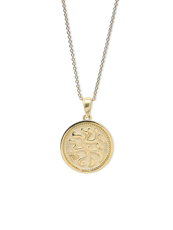 Exclusivité Web - Collier médaillon en or Israel Bonds