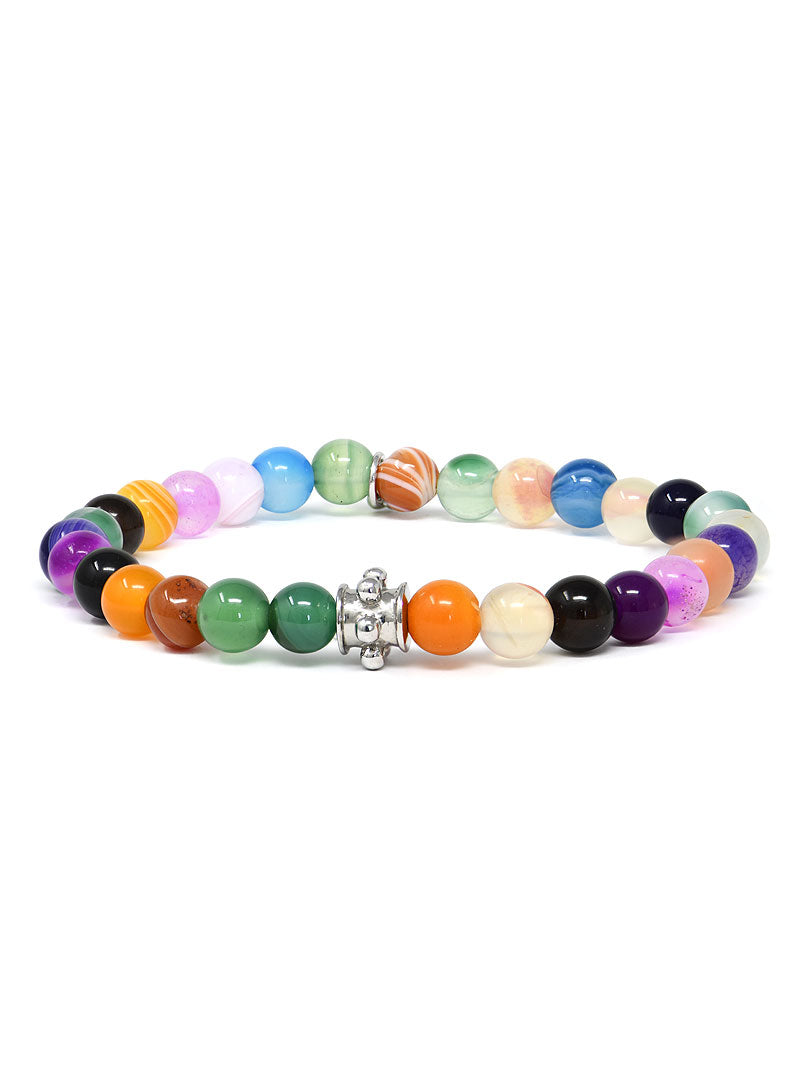 Bohème Multicolor Agate Bracelet