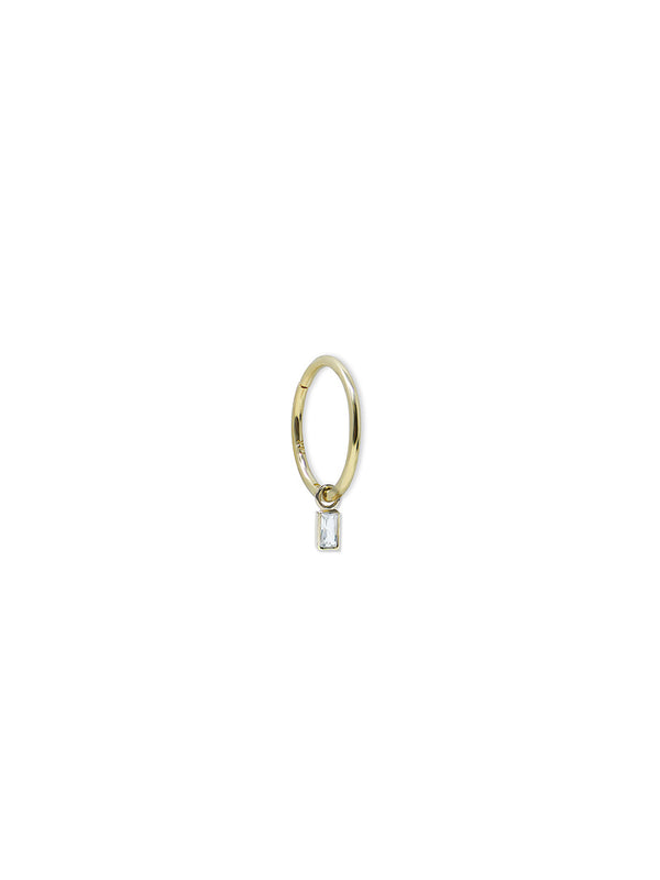 Mel Soldera Baguette Single Hoop