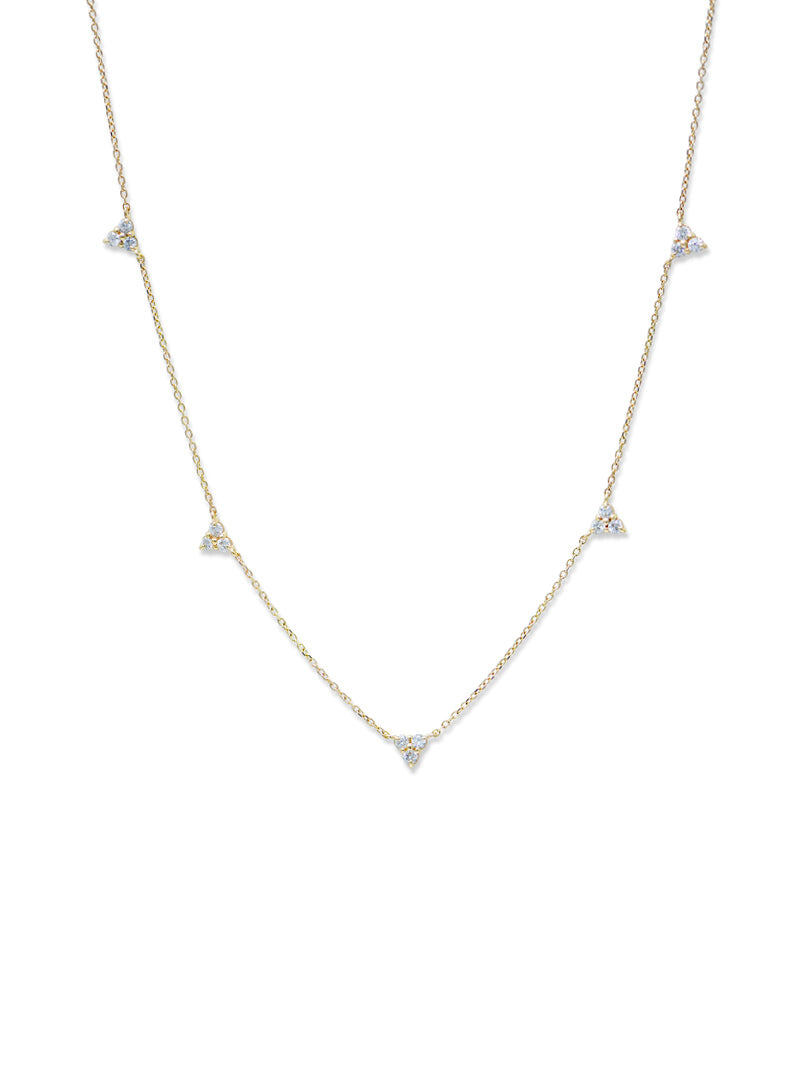 Cléo Trio Station Necklace