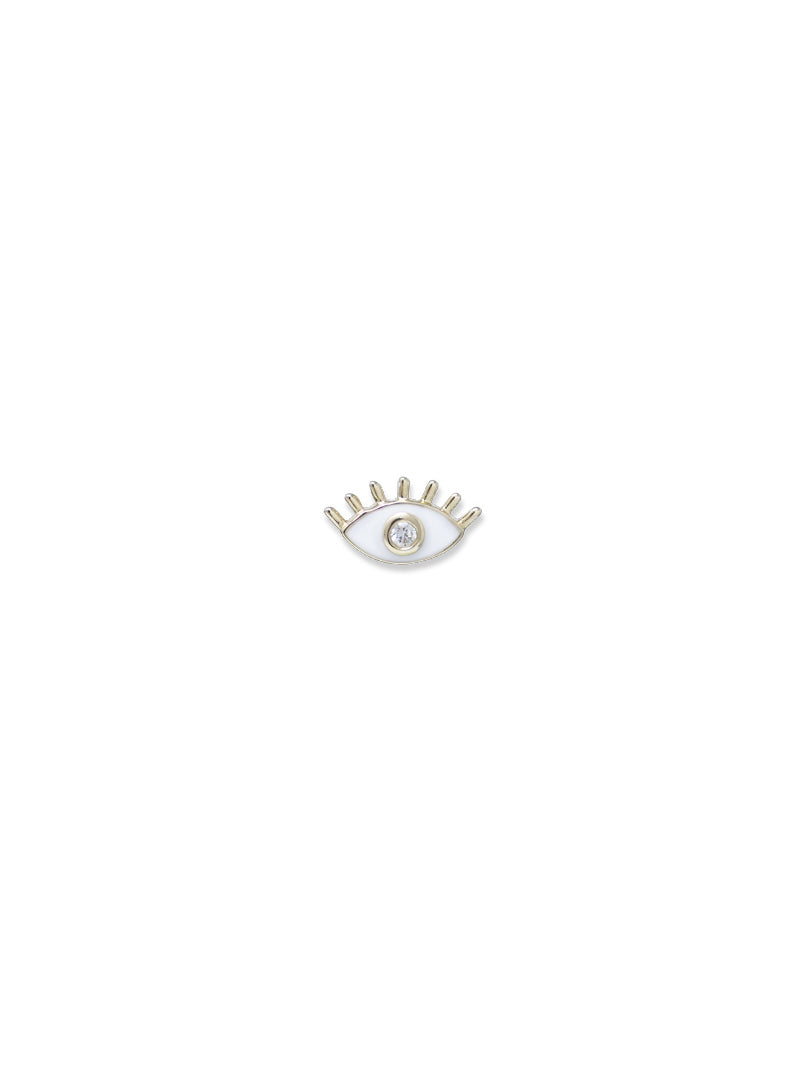 Anzie x Mel Soldera Enamel Evil Eye Lash Stud