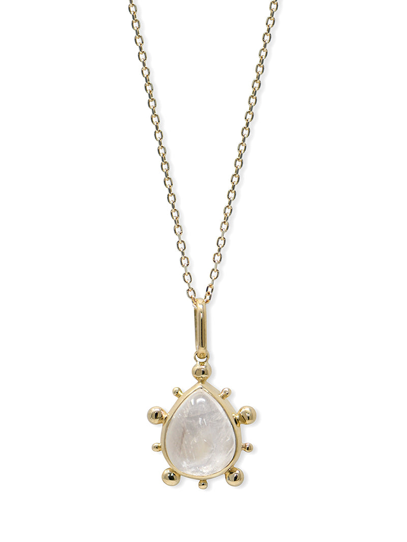 Dew Drop Moonstone Necklace