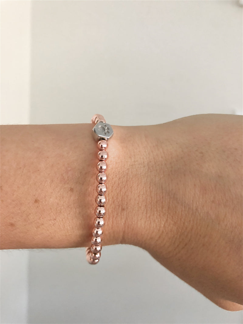 Jac + Jo Bracelet Boulon Patte d’Âme