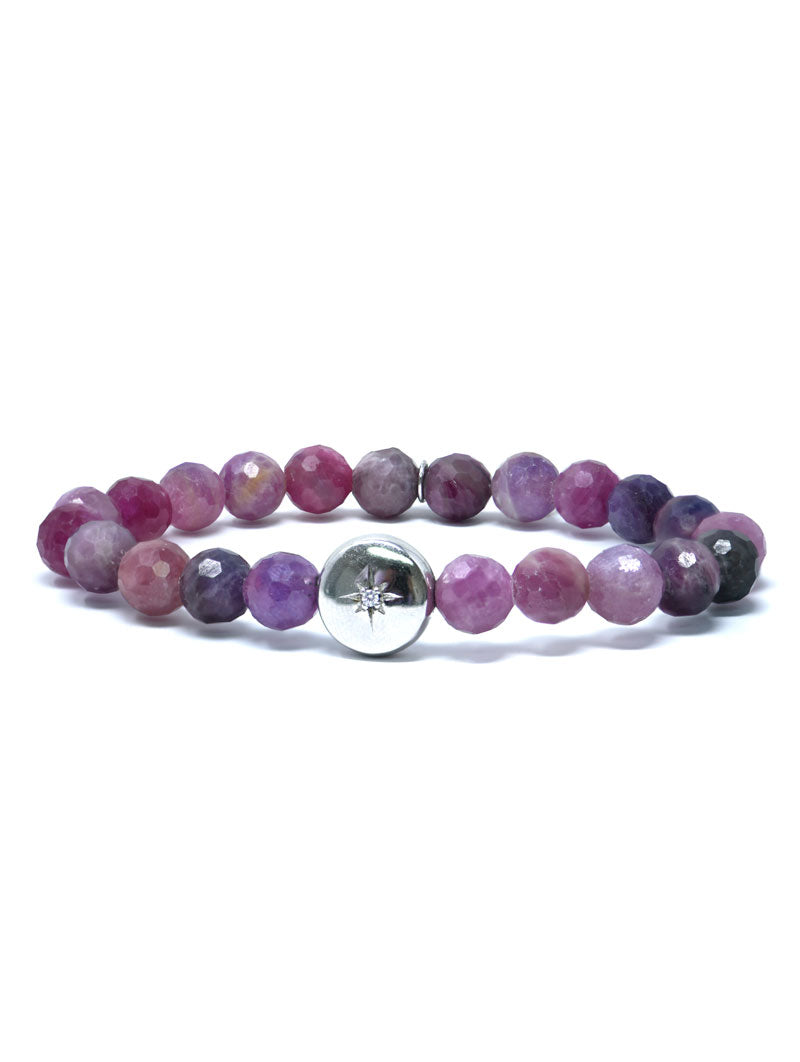 Boheme Faceted Ruby Bracelet
