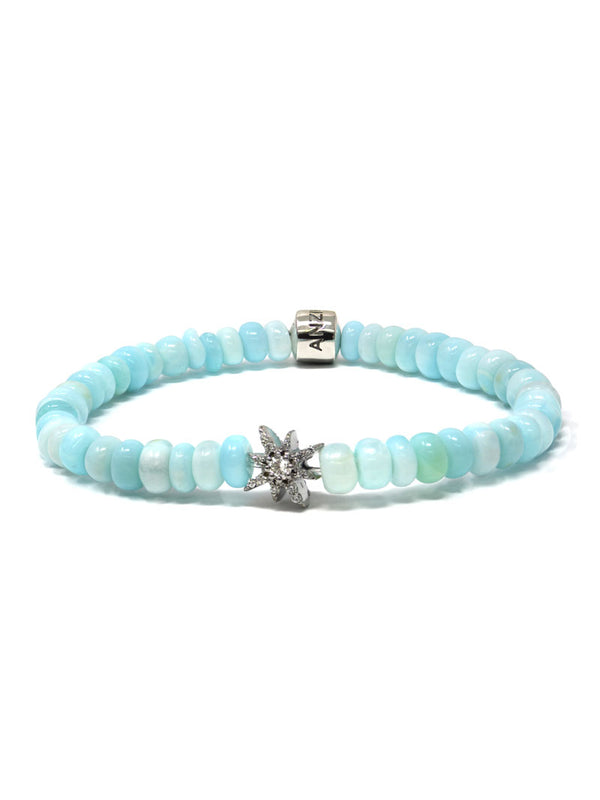 Bohème Bracelet d'opales péruviennes en forme de rondelles