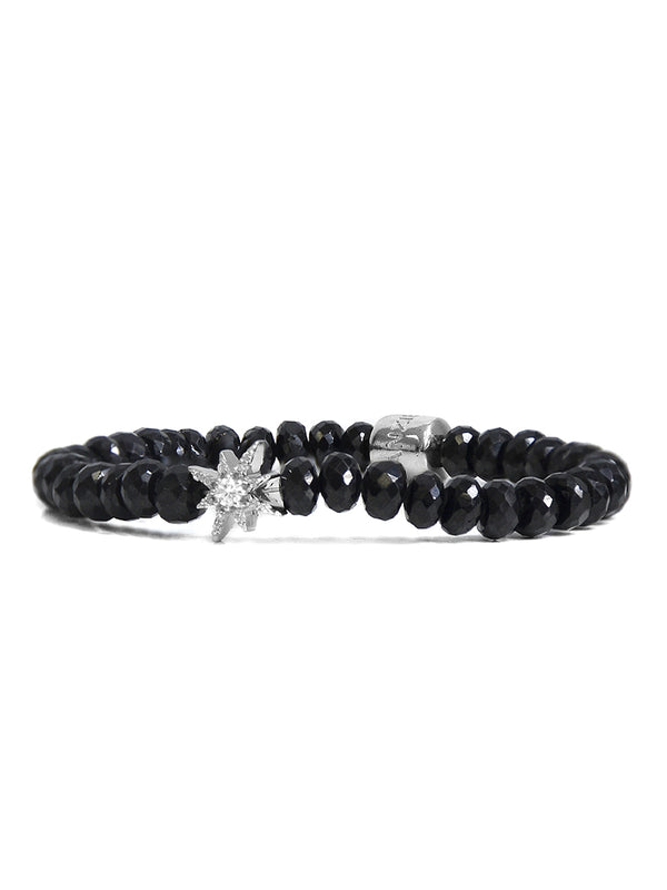 Bohème Faceted Black Spinel Bracelet