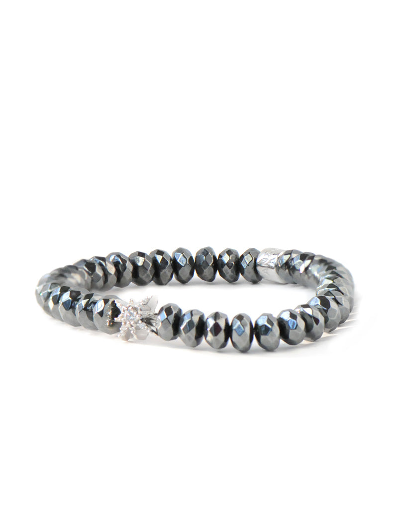 Bracelet Bohème Rondelles d’Hématite