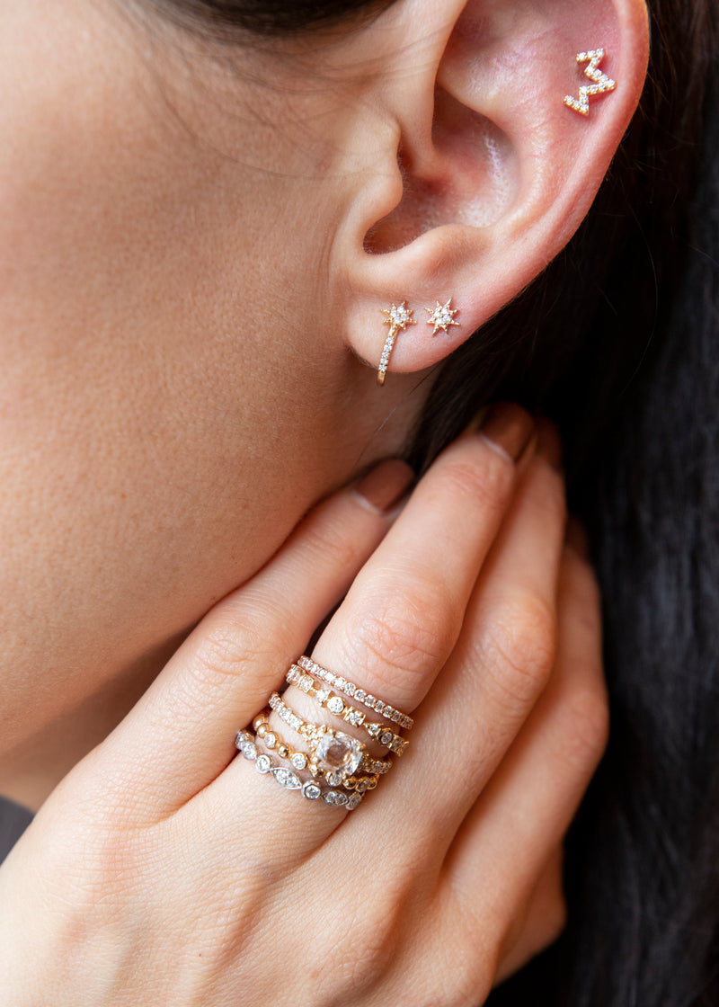 Bague Classique Facette Éternité