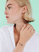 Cléo Geometric Baguette Ring