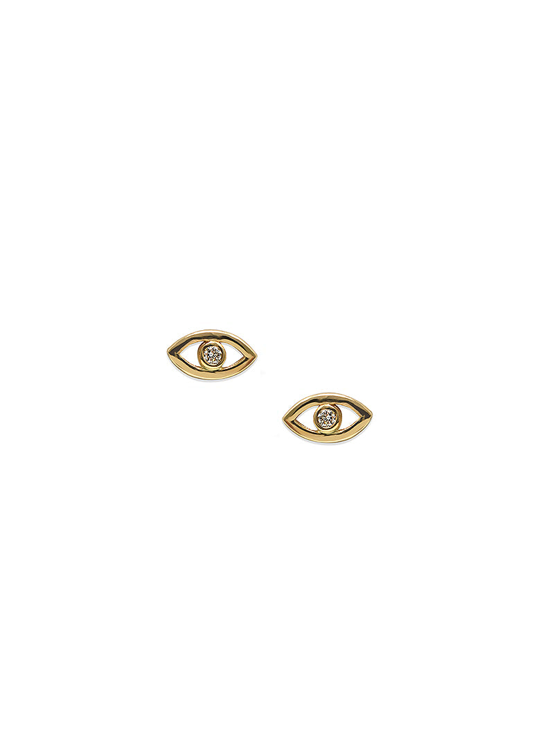 Jac+Jo Icon Evil Eye Studs