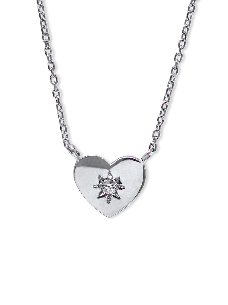 Jac + Jo Pendentif Icône Étoile Cœur Vintage
