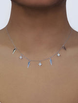 Jac+Jo Dagger Gothic Diamond Necklace