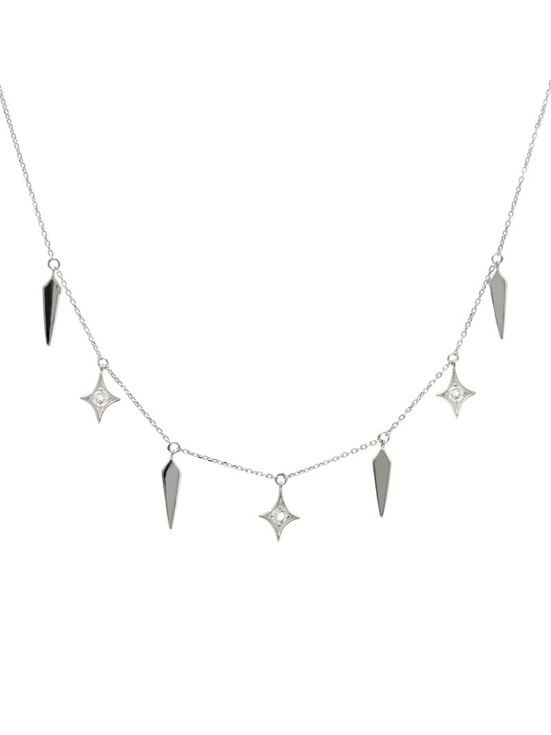 Jac+Jo Dagger Gothic Diamond Necklace