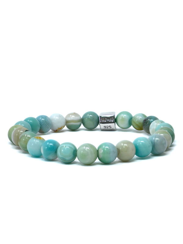Jac+Jo Soul Light Green Agate Bracelet