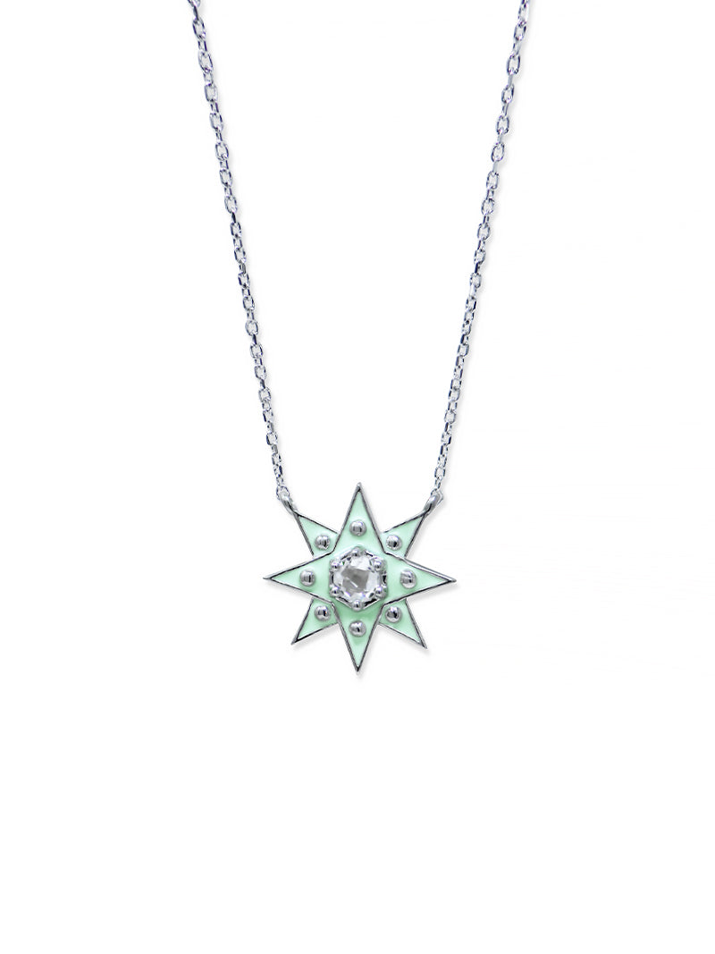 Jac+Jo Icon Enamel Vintage Star Pendant