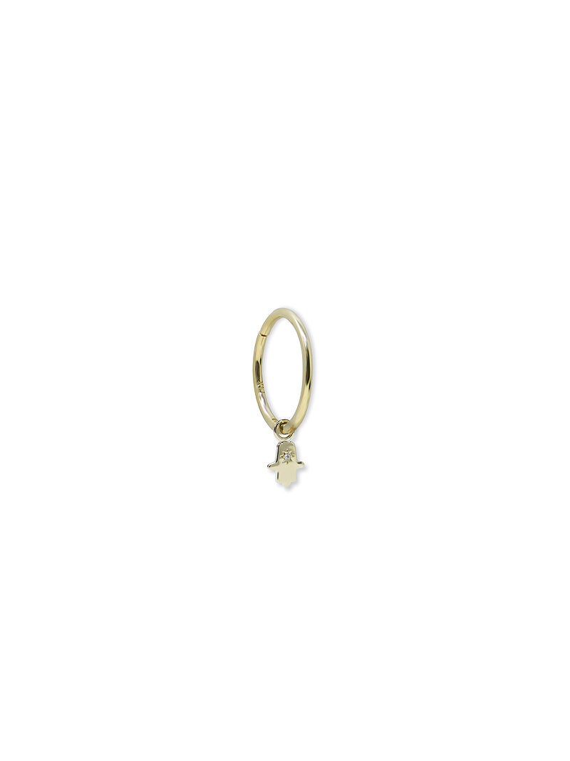 Mel Soldera Hamsa Single Hoop