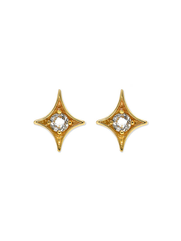 Jac + Jo Clous d’Oreilles Diamants Gothiques