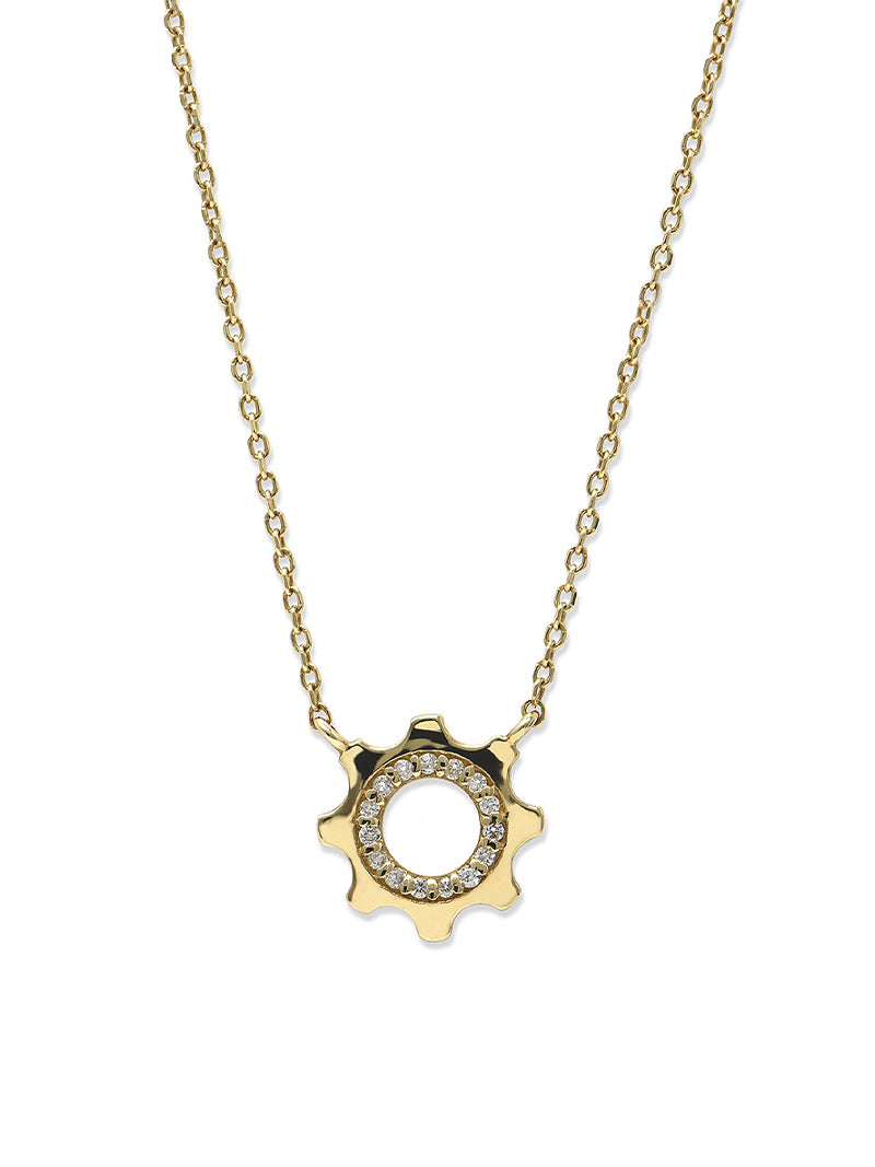 Collier Jac+Jo Cog Mini Pavé