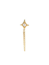 Jac+Jo Gothic Diamond Chain Earrings