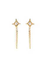 Jac+Jo Gothic Diamond Chain Earrings