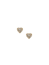Jac + Jo Clous d’Oreilles Icône Cœur Pavé