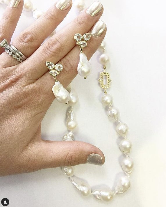 Collier de Perles Baroques Aztec