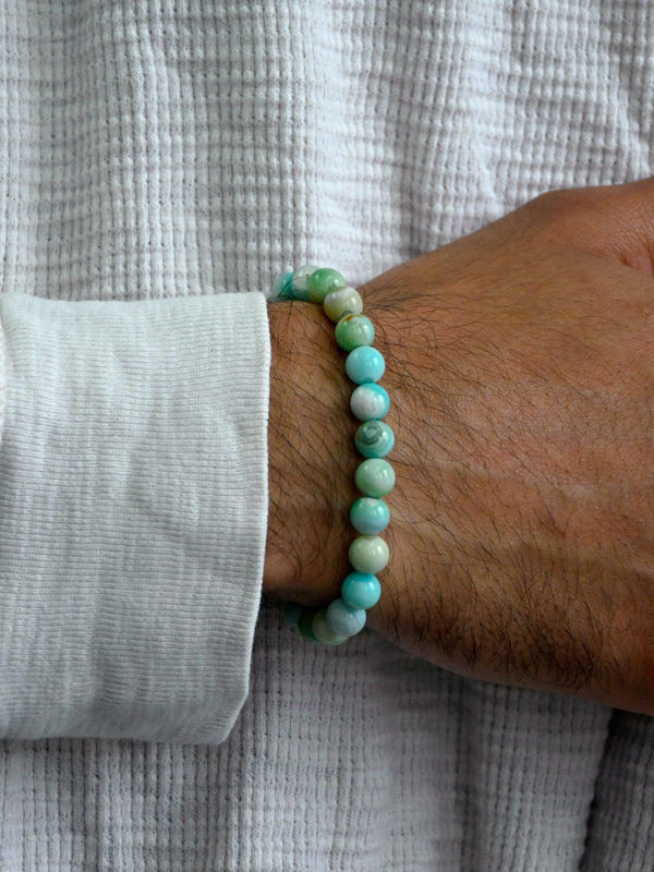 Jac+Jo Soul Light Green Agate Bracelet