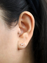 Clou d’Oreille Individuel Papillon Pavé Love Letter