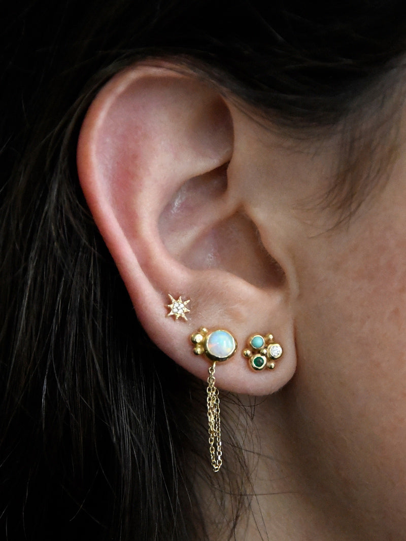 Aztec Micro North Star Stud
