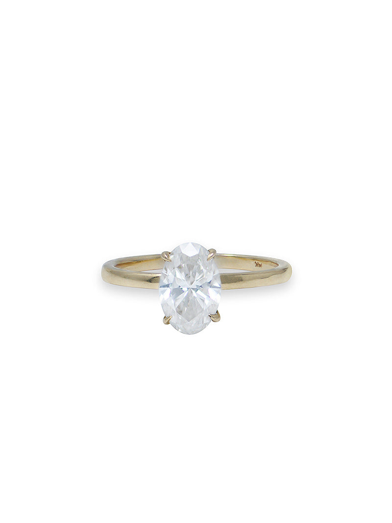 Bague de Fiançailles en Diamant Taille Coussin