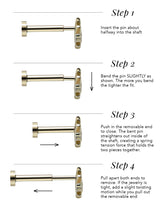 Cléo Bar Studs