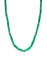 Collier Bohème à Rondelles en Facettes Opale Paraiba