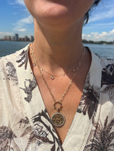 Cléo Moonstone Charm Necklace