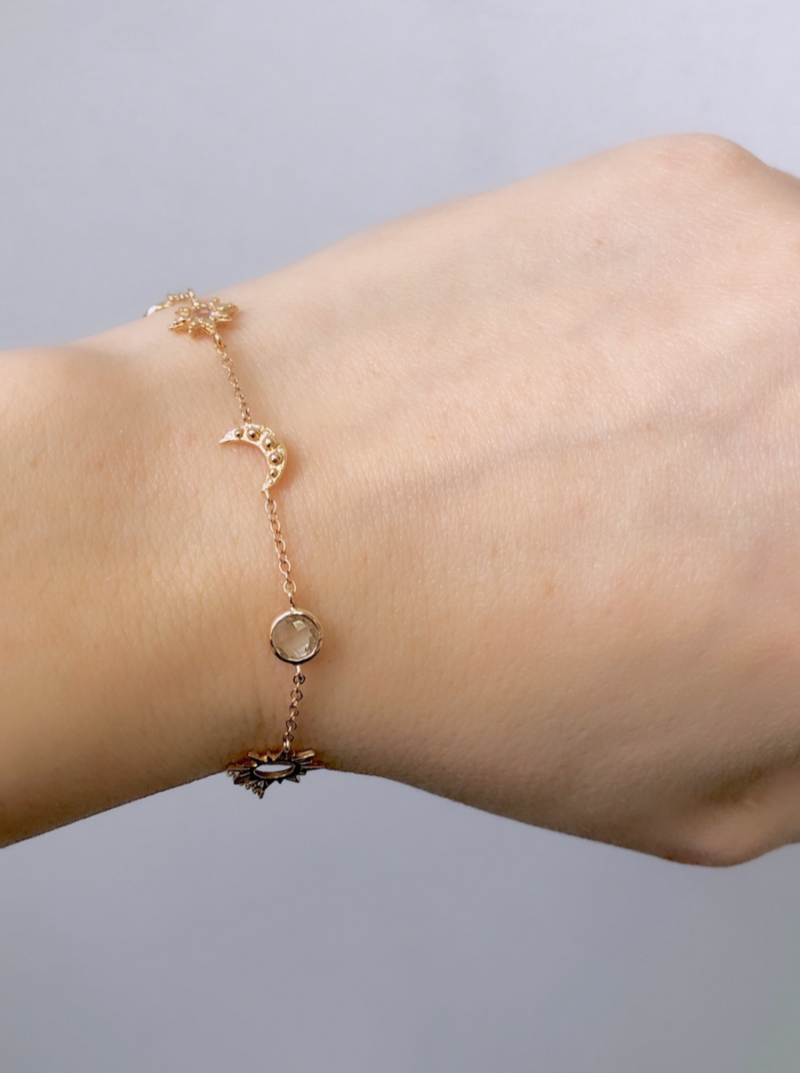 Bracelet à Maillons Micro Éclat d’Étoiles