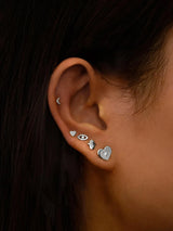 Jac + Jo Clous d’Oreilles Icône Cœurs Vintage