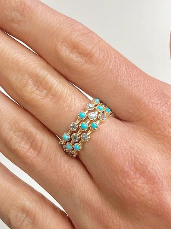 Jac + Jo Bague Demi-Éternité Micro Boulon