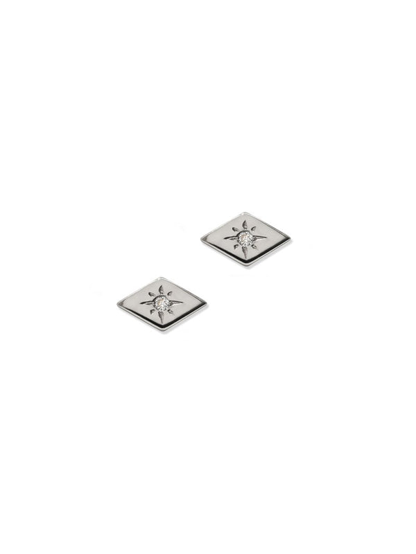 Jac+Jo Icon Vintage Star Rhombus Studs