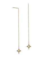 Boucles d'oreilles Jac+Jo Gothic Threader Diamond